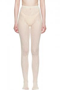 Ажурные колготки Rosa Swedish Stockings, цвет ivory