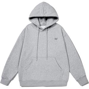 361° Толстовка Unisex Cotton Like Medium Heather Gray с капюшоном, умеренно свободная, обычная