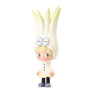 POP MART Silent Trick LiLiOS Scallion White Paste, White Trendy Figures 13.5cm
