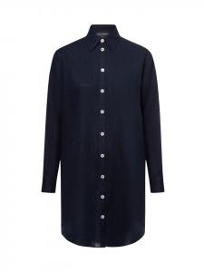 Блузка Гудрун темно-синего цвета Franco Callegari