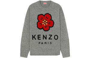 Парижский обычный джемпер KENZO, серый