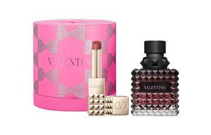 Valentino Adventure Miss+Rivet Mouth Red Box набор духов Eau De Parfum ваниль жасмин 50ml+2.3g