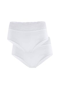 Трусы-Миди 2 пары знаковые Calida, белый
