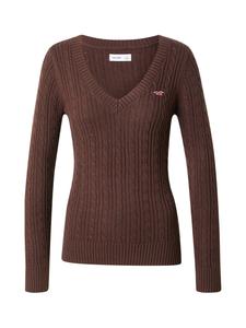 HOLLISTER Свитер в коричневом цвете