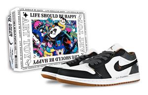 Jordan Кроссовки Air 1 Vintage Unisex низкие White/Brown