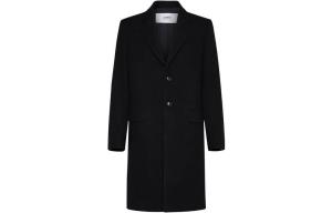 Ami Paris однобортное миди-пальто AMIPARIS, черный