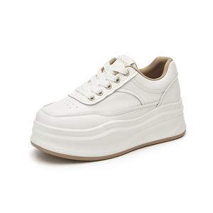 Низкие женские скейтерские кеды DAPHNE, Ecru