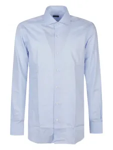 Рубашка из хлопкового поплина Barba, синий