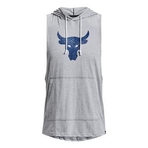 Толстовка project rock bsr bull sleeveless hoodie 'grey blue' Under Armour, серый