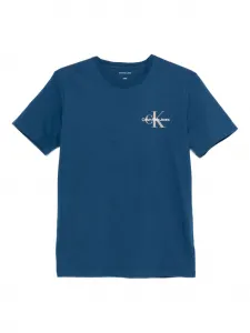 Футболка с логотипом Calvin Klein Kids, синий