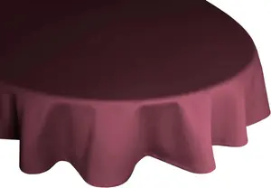 Скатерть вирт "NEWBURY", круглая Wirth Ø 160 см, цвет aubergine