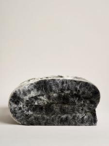 Плед из искусственного меха меховой плед приятный плед плед 140х190 чернобурка серебро 40094 Star Home, серый