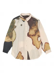 Мятые рубашка с абстрактным принтом Bimba y Lola, нейтральный