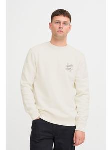 Толстовка BLEND Rundhalspullover BHSweatshirt 20717349 lässiger Pullover mit Back-Print, белый
