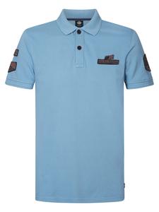 Рубашка-поло Petrol, светло-синий