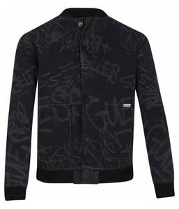 Джинсовая куртка-бомбер Regular fit Guess, черный