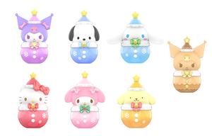 Коллекция зимних звонков с персонажами Sanrio в мистических коробках: одиночная мистическая коробка/полный набор из 6 штук TOP TOY