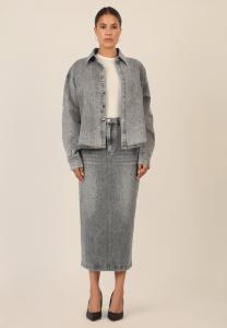 Блуза Apart MIT KRISTALLSTEINEN, Grau/Grey