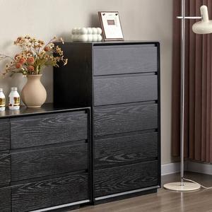 Yu Senyi Комод 60х40х103 см для спальни из массива дерева, 5 ящиков