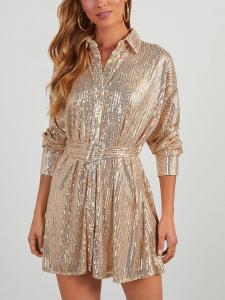 Короткое платье LA Angels, золотой