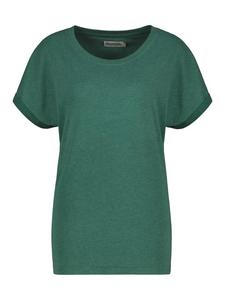 Футболка MalaikaAK A в цвете глубокий изумрудный меланж alife and kickin