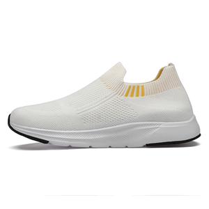 BOLE Мужские белые легкие низкие кроссовки для увеличения роста, цвет White