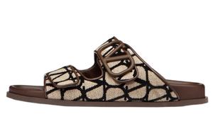 Гаравани VLogo Toile Iconographe Сандалии на двойных бретелях Valentino