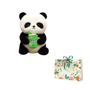Плюшевая кукла Cute Milk Tea Panda AECELI