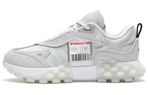 OVERLOAD Кроссовки для женщин с низким верхом, микрокристаллические, серые/светло-лаймовые Lining