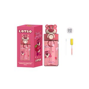 Коллекция Lotso, Stitch, милая мультяшная плюшевая шапка космическая кружка Disney, Lotso (Cup Cleaning Brush+Straw Brush)