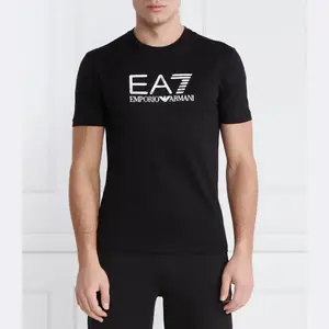 Футболка стандартного кроя Ea7, черный