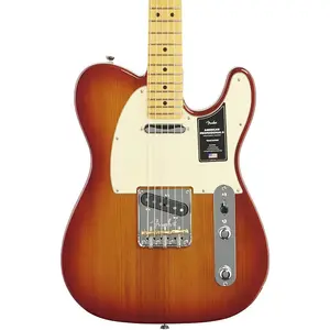 Электрогитара Fender American Pro II Telecaster, гриф из клена (с кейсом), цвет Sienna Sunburst
