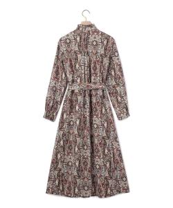 Платье с принтом Сараса