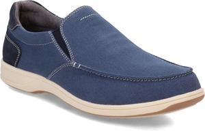Мужские мокасины Florsheim, Lakeside из холщовой ткани, Navy Nubuck