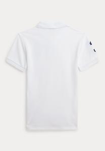 Поло SLIM FIT COTTON MESH POLO Ralph Lauren, белый