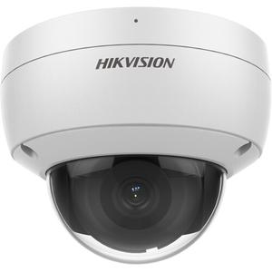 Уличная сетевая купольная камера Hikvision AcuSense DS-2CD2183G2-IU 8 МП с ночным видением и объективом 4 мм (белая)