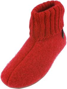 Мальчиковые высокие тапочки HAFLINGER, красный