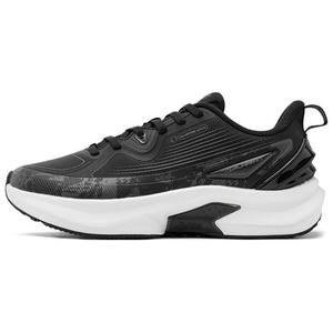 QIAODAN Кроссовки мужские с низким верхом, амортизирующие и износостойкие, черно-белые