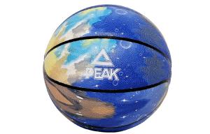 PEAK Баскетбольный мяч PU Basketball Blue Yellow Size 7 для тренировок унисекс