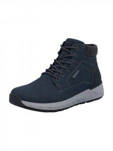 Rieker Ботинки на шнуровке синего цвета