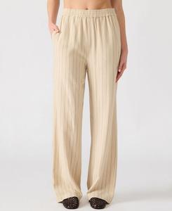 Женские полосатые брюки Venetia на резинке Steve Madden, Oatmeal