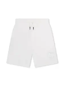 Спортивные шорты с логотипом Boss Kidswear, белый
