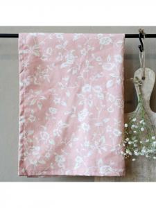 Chic Antique Кухонное полотенце AIX розового цвета с изображением полевых роз