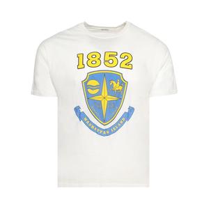 Футболка Bode Crest Boxy Tee 'Cream', белый