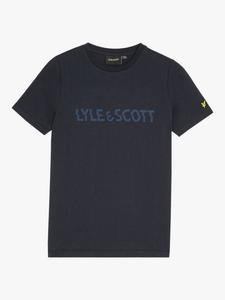 Детская футболка с принтом Lyle & Scott, Navy