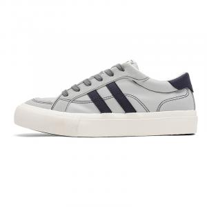 Fawn Miri Серебристо-серые мужские скейтерские кеды с низким верхом и устойчивостью к истиранию, цвет Silver Gray