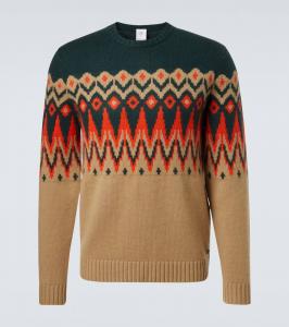 Свитер Ron Fair Isle из кашемира Bogner, Beige/Green/Orange