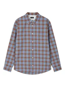 Рубашка в клетку STUDIO TOMBOY, синий