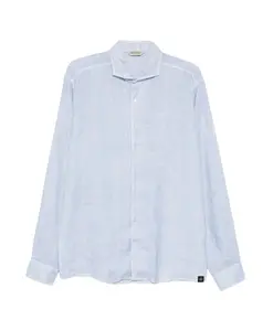 Льняная рубашка Gran Sasso, синий