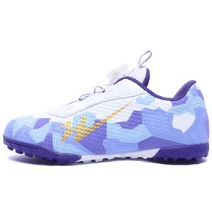 Низкие детские футбольные бутсы для детей Binary, белый/фиолетовый